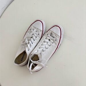 Converse All Star White Canvas Sneakers
